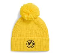 PUMA cap Essential Beanie Jr. Faster Yellow - Puma Black