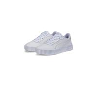 Puma Carina 2.0 JR Enfant Baskets Cuir Chaussures 386185 02 Blanc