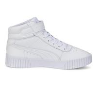 PUMA Women Carina 2.0 Mid Baskets, Puma White Puma White Puma Silver, 42.5 EU