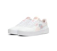 PUMA Carina 3.0 Floral JR Baskets Blanc/Jasmin Flower-Seafoam, Pointure 38, Puma Fleur de Jasmin Blanc écume de mer, 38.5 EU