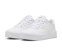 PUMA Carina 3.0 Holo 2.0 PS Sneaker, White Silver-Mauve Mist, 31 EU