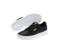 Puma Carina L Baskets En Cuir Pour Femmes 370325 01 Noir