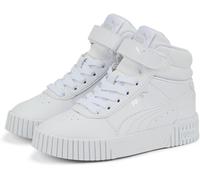 PUMA Carina 2.0 Mid PS Chaussures athlétiques, White White Silver, 34.5 EU