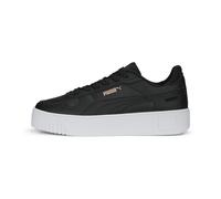 PUMA Carina Street Basket Femme, Black Rose Gold White Metallic, 42 EU