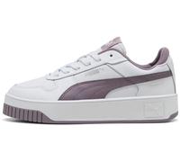 Puma Carina Street Basket Femme, Puma White Plum Jam Puma Silver, 38 EU