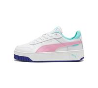 PUMA Carina Street Jr Baskets pour Fille, White Mauved Out Mint Pink Green, 39 EU
