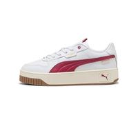 PUMA Carina Street LUX, Basket Femelle, PUMA White-Port-PUMA Gold,