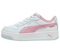 PUMA Carina Street PS Sneaker, White-Poised Pink-Sea Glass, 23 EU