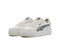 Puma Carina Street Snake Chic, Basket Femelle, Puma White-Alpine Snow,