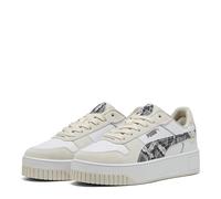 Puma Carina Street Snake Chic, Basket Femelle, Puma White-Alpine Snow,