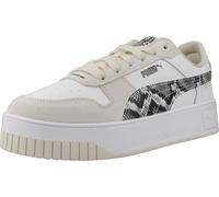 PUMA Femme Carina Street Snake Chic Basket, White-Alpine Snow, 37 EU