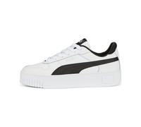 PUMA Femme Carina Street Shoes, Puma White Puma Black Puma Silver, 37.5 EU