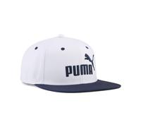 PUMA Casquette à visière plate et logo N° 1 Essentials, Accessoires, Blanc, OSFA OSFA