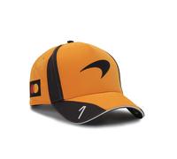 PUMA McLaren F1 2026 Casquette Enfant Lando Norris - Orange - Taille Unique | Comme vu par Lando Norris, Bord courbé avec fixation arrière à reculement, Ajustement ajustable pour enfants