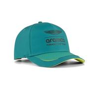 PUMA Casquette de Baseball x Aston Martin ARAMCO F1® Team | Bord courbé avec fixation arrière réglable, Design et branding inspirés par l’équipe, Coupe uniforme régulière