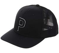 PUMA Casquette de Camionneur Golf 2020 « P » pour Homme Chapeau, Noir, Taille Unique