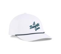 PUMA Casquette de golf Beautiful Game Homme, Accessoires, Blanc Glow/Dark Myrtle, Adult Adult