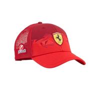 PUMA Casquette Édition Spéciale Scuderia Ferrari F1 - GP de Las Vegas 2025 - Rouge - Taille Unique