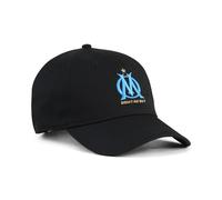 PUMA Casquette Essentials Olympique de Marseille, Sport, Noir/Azure, OSFA OSFA
