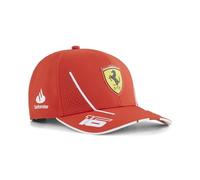 PUMA Casquette pour Enfants Charles Leclerc Scuderia Ferrari 2024 - Rouge Brûlé - Taille Unique