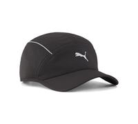 PUMA Casquette visière courte à cinq empiècements Runner, Accessoires, Noir, OSFA OSFA