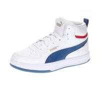 PUMA Caven 2.0 Mid PS Sneaker, White-Clyde Royal Gold, 35 EU
