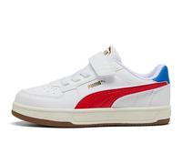 PUMA CAVEN 2.0 Retro AC+ PS Sneaker, White-for All Time Red-Gum, 31 EU