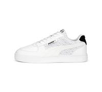 PUMA Caven Logo Power, Chaussures de Football Unisexe Adultes, Blanc, 42 EU