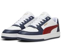 Puma Caven Trainers Mens Blanc/Rouge/Marine 7 (40.5) Male