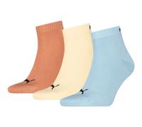PUMA Lot de 3 paires de chaussettes hauteur 3/4 Unisexe, Vêtements, Bleu, 35-38 35-38