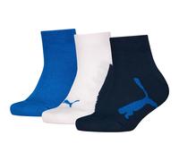 PUMA Bwt Recycled Cotton Quarter Chaussettes Mixte enfant (lot de 3)