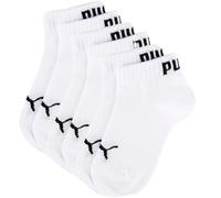 PUMA Chaussettes Kids Plain Quarter – Lot de 3 paires Unisexe Blanc Taille 35-38