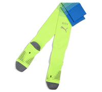 PUMA Chaussettes à motifs 25/26 Manchester City Homme, Vêtements, Pro Vert/Hyperlink Bleu, 39-42 39-42