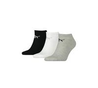 Puma - Chaussettes basses invisibles - Gris/Blanc/Noir - 39-42