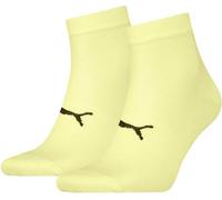 Puma Chaussettes courtes - Jaune (2 paires), pointure 39-42