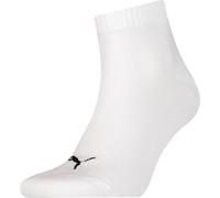 Puma Chaussettes courtes unisexes pour adultes, pack de 3 RD697 (43-45 EU) (Blanc)