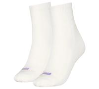 PUMA Heart Logo - Chaussettes Courtes Lot de 2 Shorts avec Logo cœur et col Rond pour Femme - Femme