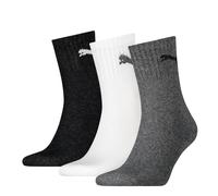PUMA Chaussettes de sport gris foncé / noir / blanc, Taille 47-49