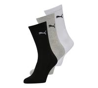 Puma Chaussettes Homme Crew – Blanc/Gris/Noir – Taille 35-38