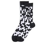 PUMA Chaussettes de sport hautes Glow Collection Race-Flag Unisexe (1 paire), Vêtements, Noir/Glow In The Dark, 35-38 35-38
