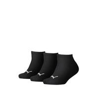 Puma Chaussettes de sport Invisible 3P Garçon Noir 31/34 (Lot de 3)