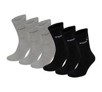 PUMA Lot de 12 paires de chaussettes de tennis unisexes pour homme et femme, 666 - Noir/gris, 43-46