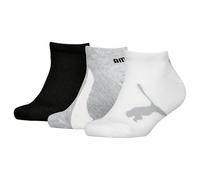 Puma Chaussettes de Sport Unisexes pour Enfant, Blanc/Gris/Noir, 35/38 EU