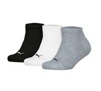 PUMA Chaussettes gris chiné / noir / blanc, Taille 31-34