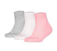 PUMA Chaussettes gris chiné / rose / blanc, Taille 35-38