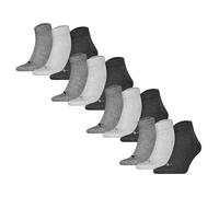 PUMA Chaussettes gris / gris clair / noir, Taille 35-38
