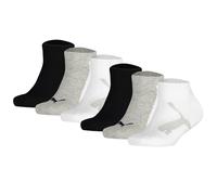 PUMA Chaussettes gris / noir / blanc, Taille 27-30