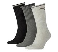 PUMA Chaussettes gris / noir / blanc, Taille 47-49