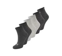 PUMA Chaussettes gris / noir, Taille 39-42