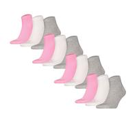 PUMA Chaussettes gris / rose / blanc, Taille 35-38
